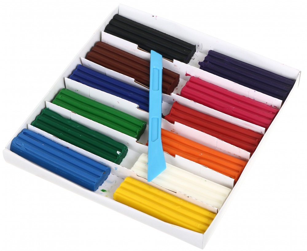 Пластилин восковый 12х12 г Cats_2 Nota Bene