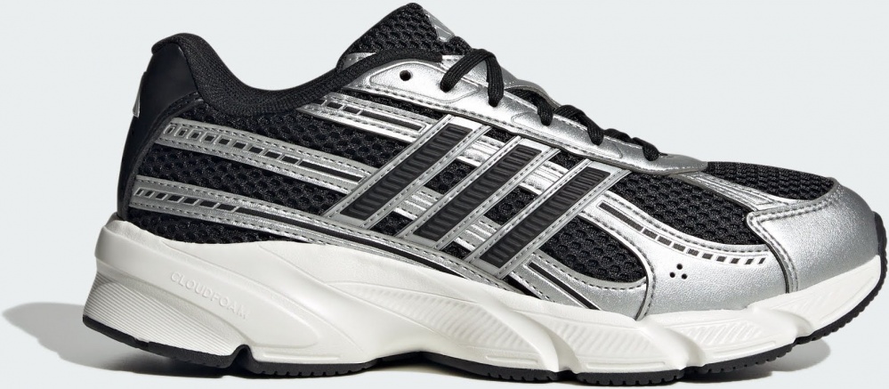 Кросівки жіночі демісезонні Adidas TECHNOCHAOS 2000 CBLACK/CBLACK/SILVMT JR7228 р.42 чорні