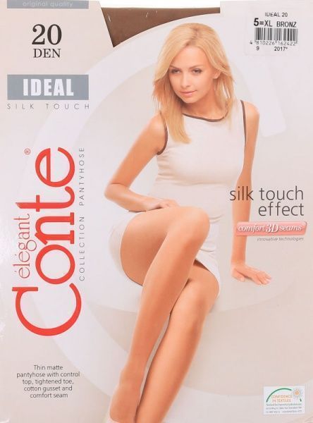 Колготки Conte IDEAL 20 den Bronz р. 5 коричневый 
