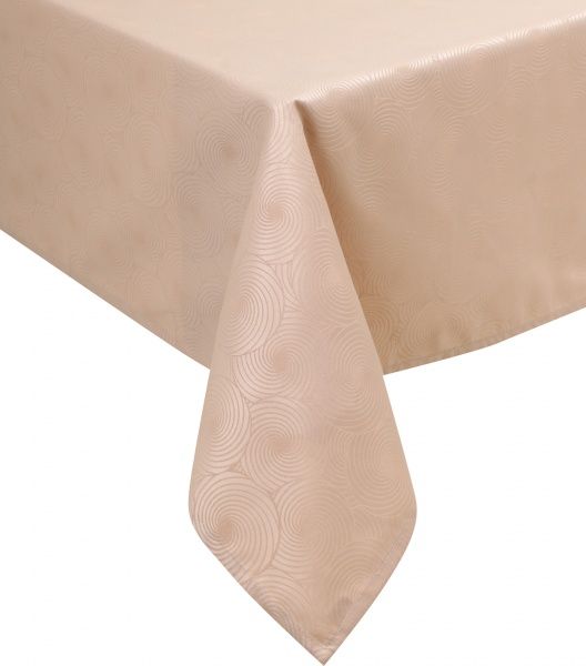 Скатерть Журавинка Круги 150x200 см бежевый La Nuit 