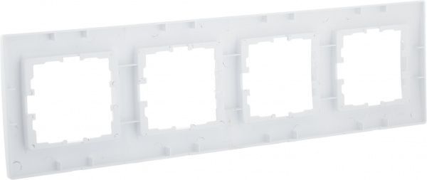 Рамка чотиримісна UP! (Underprice) One Plus горизонтальна білий 706-0200-149