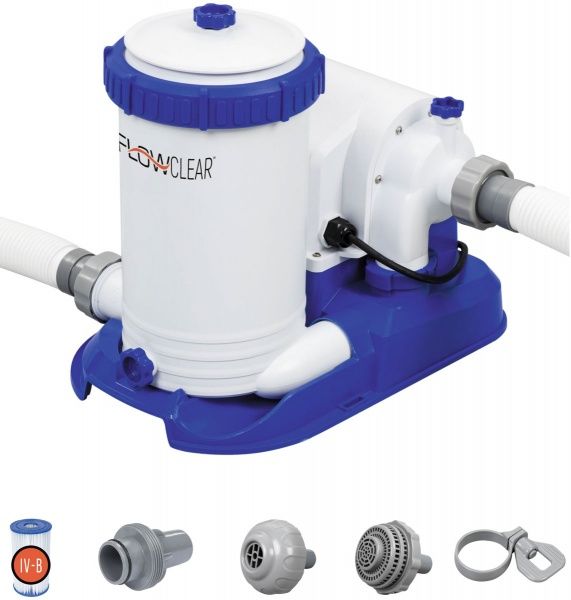 Фильтр-насос для бассейна Bestway электрический 9463 л/час 58221