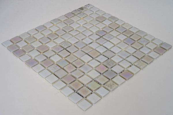 Плитка AquaMo Мозаика MX25-3/01 Cristal White 31,7x31,7 