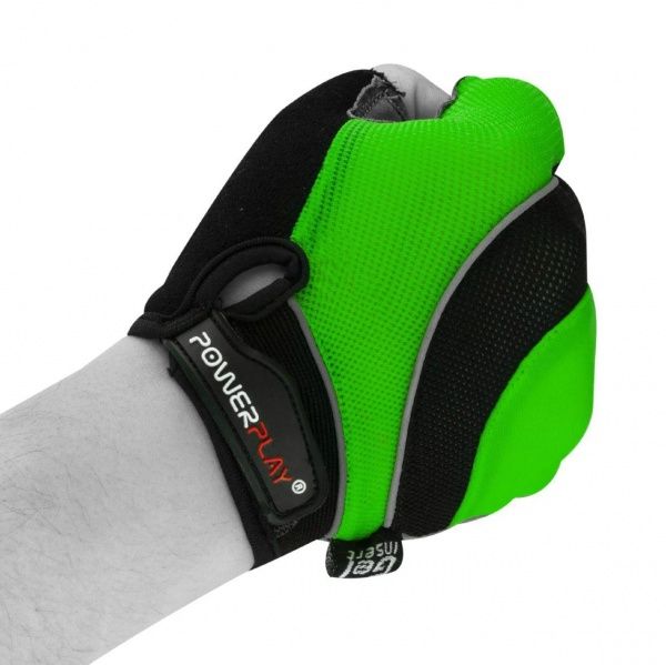 Варежки PowerPlay 5037_S_Green р. S зеленый