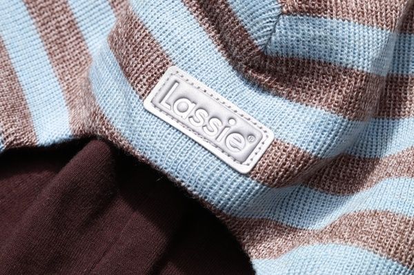 Шапка Reima для мальчиков р.54 коричневый с голубым 718774 