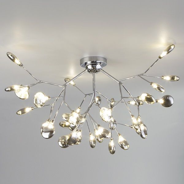 Люстра потолочная Strotskis Lamella 36x3 Вт G4 хром 556 