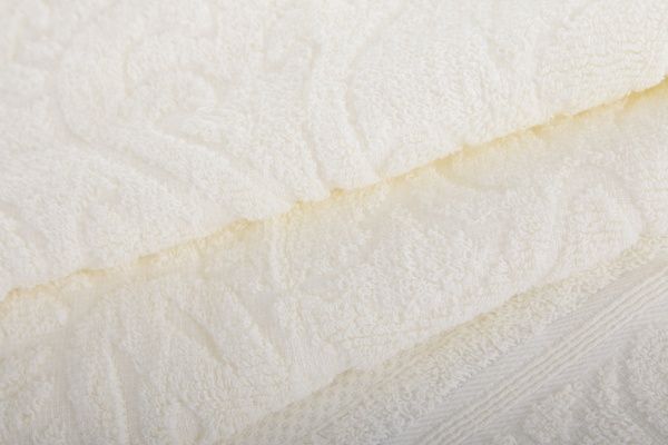 Набор полотенец Elza 2 шт айвори с голубым La Nuit 