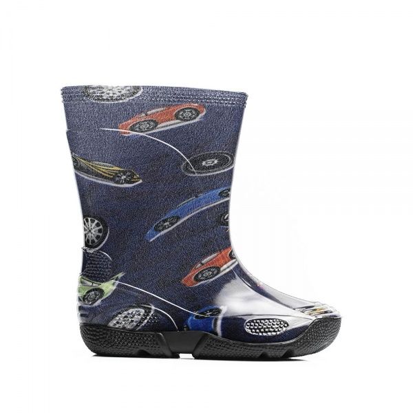 Сапоги резиновые Олдком Cartoon Auto р.29-30 синий 