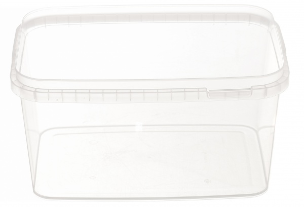 Відро без кришки Пласт-Бокс прямокутне 5 л прозорий 