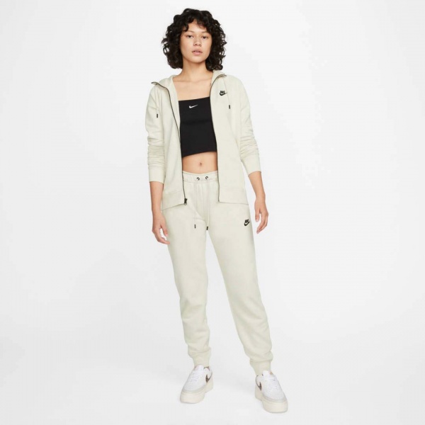 Брюки Nike ESSNTL PANT REG FLC MR DX2320-104 р. XS бежевый