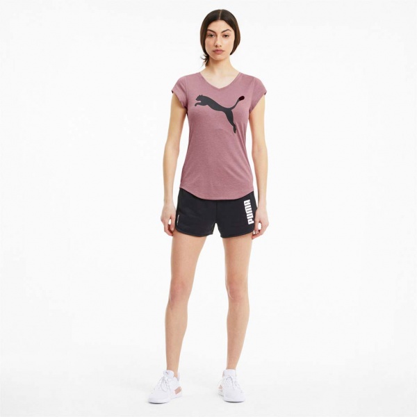 Футболка Puma Heather Cat Tee 51714722 р.L розовый