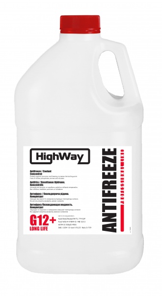 Антифриз HighWay G12+ концентрат 3,78 л червоний 701492