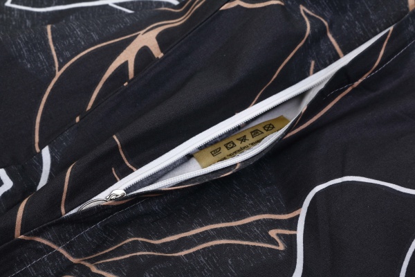 Комплект постельного белья Hromnia 2 черный La Nuit (без простыни) 