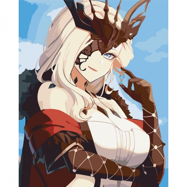 Набір, техніка акриловий живопис Синьора 40х50 см ART CRAFT 