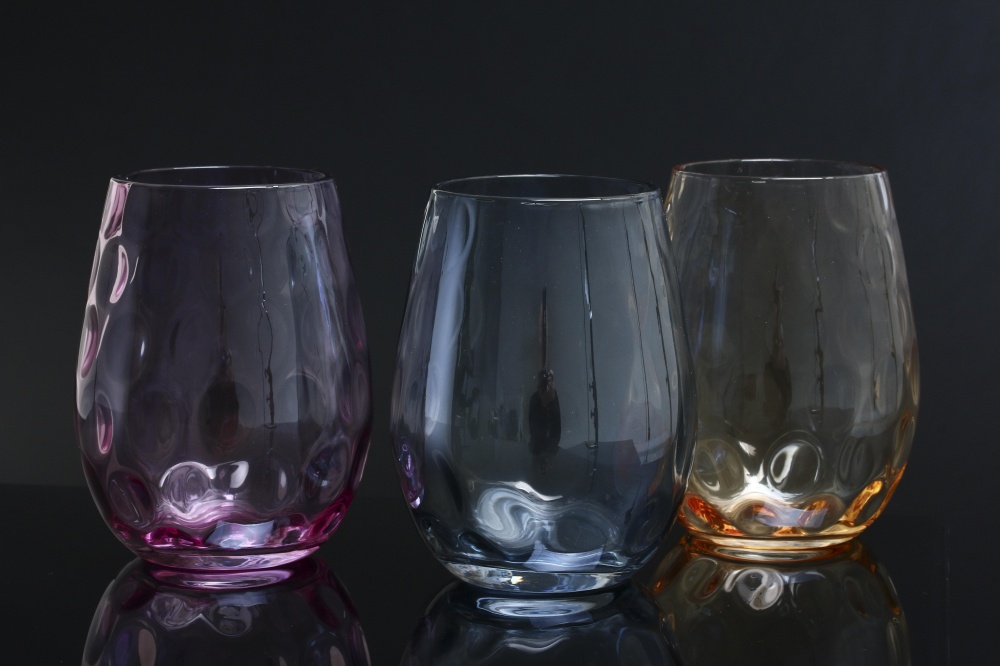 Склянка низька Fiora Purple Sprinkle скло 520 мл 1 шт.