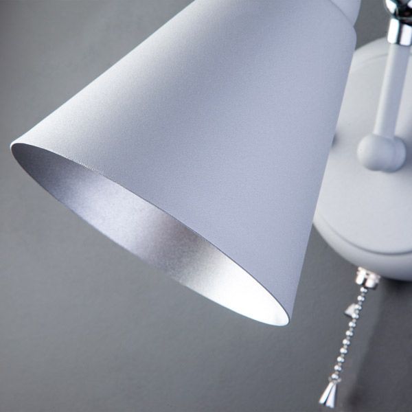 Бра Strotskis Nigella 1x40 Вт E27 сірий/металік 70052/1 