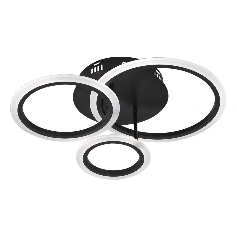 Люстра потолочная Eurolamp 42 Вт LED-модуль черный LED-LR-42-M22(black)