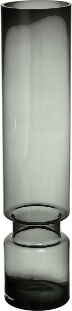 Ваза стеклянная Wrzesniak Glassworks Twice 71 см серая 17-5019B