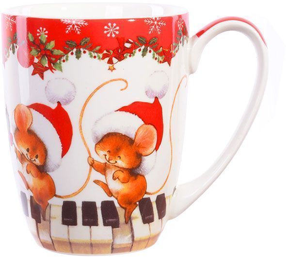 Чашка Новорічні мишенята 400 мл 985-049 Lefard