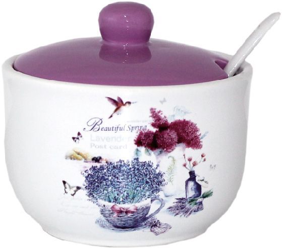 Сахарница с ложкой 450 мл Прованс 2242-6 S&T
