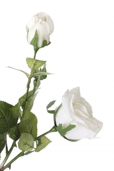 Рослина штучна Троянда 73 см біла Девілон