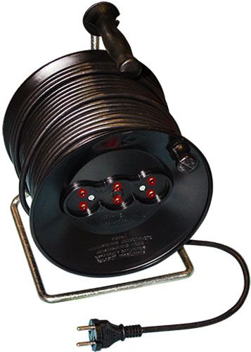 Удлинитель ОТК без заземления 3 гн. черный 30 м В-30-2х1.5 