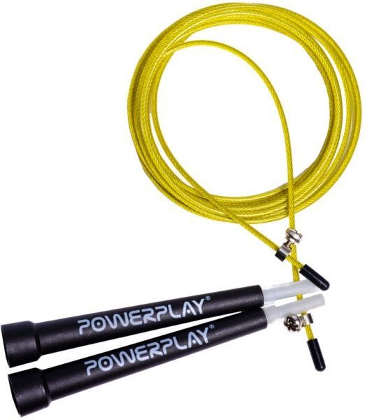 Скакалка PowerPlay швидкісна жовта PP_4202_Yellow 