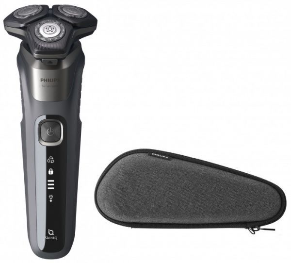 Электробритва Philips Shaver series 5000 S5587/30 + твердый футляр серый 