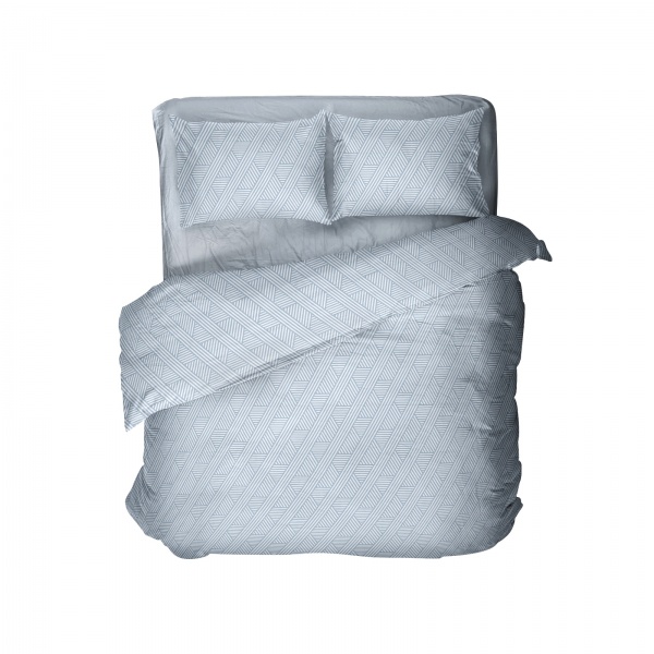 Комплект постільної білизни сімейний Flax сірий UP! (Underprice) 