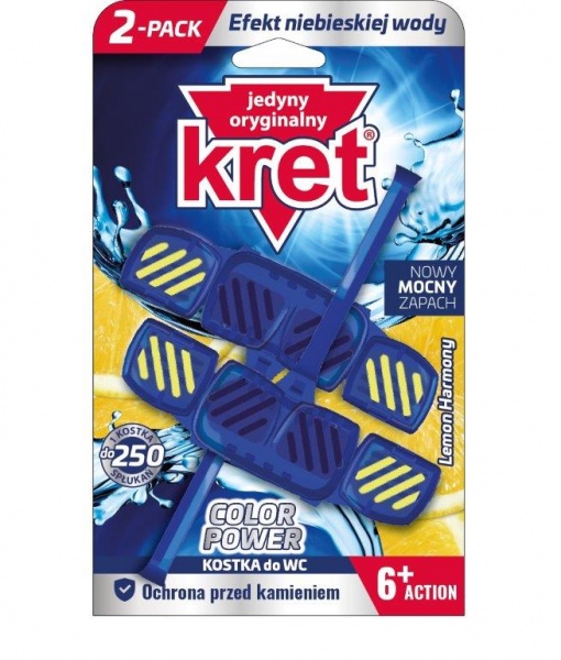 Туалетный блок Kret Lemon Harmony 2х40 г 
