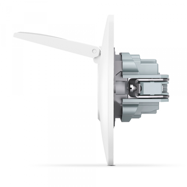 Розетка із заземленням Videx Binera IP20 білий VF-BNSK1GС-W