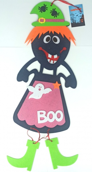 Подвес из фетра 3 мм Баба Яга Аплі-Краплі