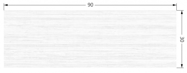 Плитка TABRIZ TILE Montblanc White Relief 30x90 