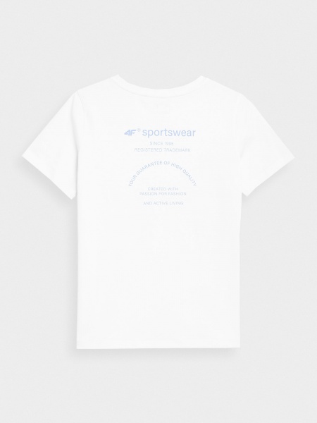 Футболка 4F TSHIRT F337 4FSS23TTSHF337-10S р.S белый