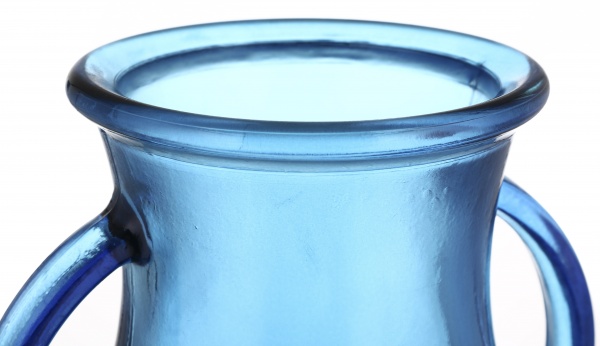 Ваза скляна San Miguel Cantaro 32 см блакитна вода 