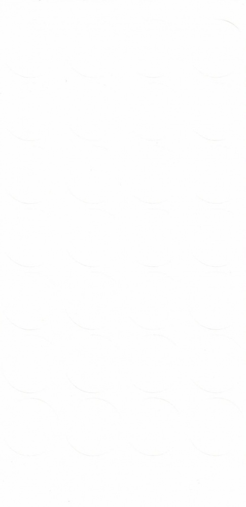 Заглушка самоклейка Foldecor 20 мм білий баранець 28 шт. F502