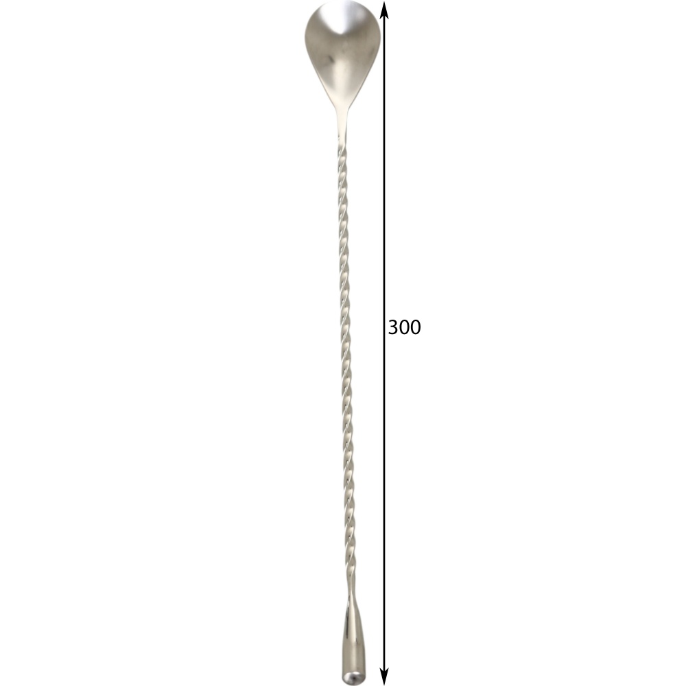 Ложка коктейльна Fiora Ravena Silver 30 см нержавіюча сталь