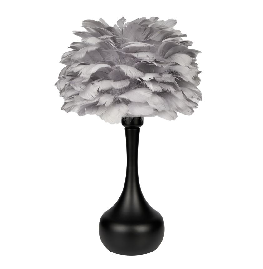 Настольная лампа Berger 1x40 Вт E27 черно-серый 7030-TL-1 Black-Gray