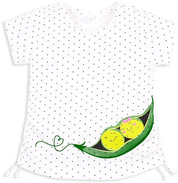 Футболка GABBI FT 20-14-1/1 Тутти-Фрутти р.98 молочный 12167 