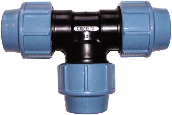 Трійник Unidelta ПЕ 63х63х63 PN 16