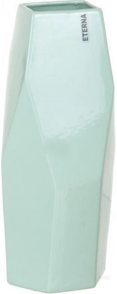 Ваза Полігональ зелена 12,5х12,5х18 см Eterna