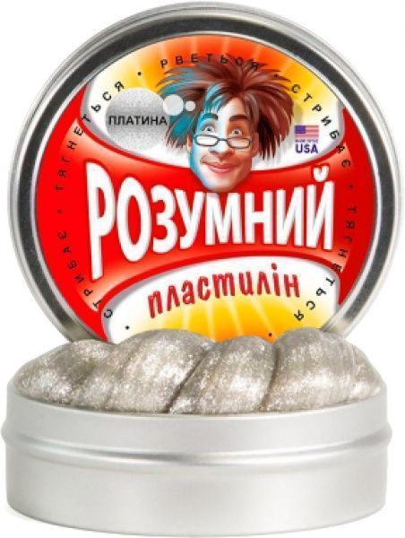 Пластилин Thinking Putty умный Платина