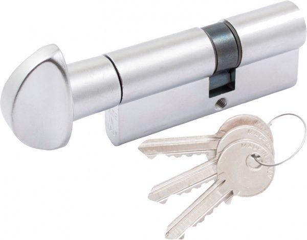 Циліндр Cortellezzi 117F 30x40 ключ-вороток 70 мм матовий хром