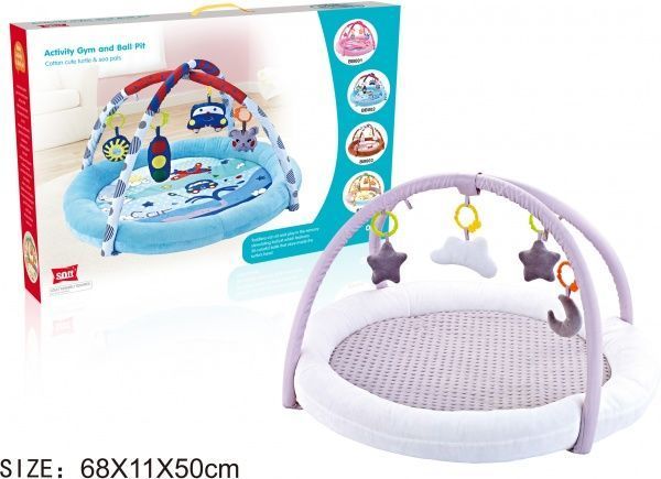 Розвиваючий килимок Shantou з дугами Класік сірий 88х88х65 см I1374774