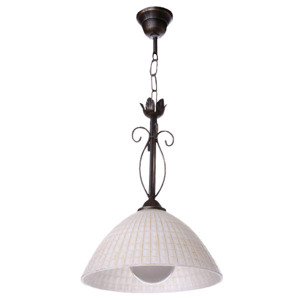 Підвіс Геотон НСБ 02-60-158 Ф040 1x60 Вт E27 антична бронза 47286 