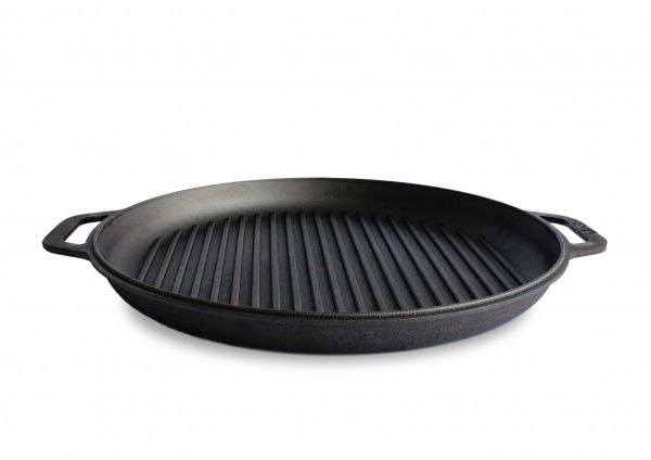 Сковорода-кришка Brizoll ø400 мм 43 мм 4,15 л гриль чавунна