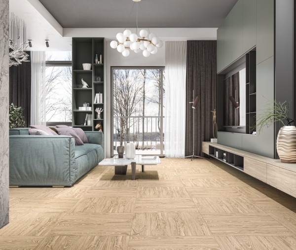 Плитка INTER GRES Delaware коричневий світлий 1560 56 031 14,8х60 