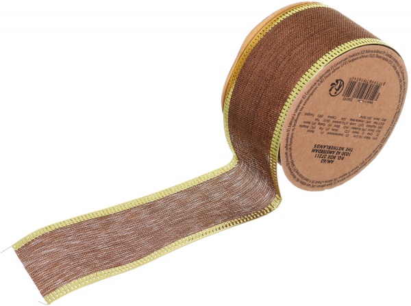 Лента новогодняя ANM800460 в ассортименте 38х2700 мм 