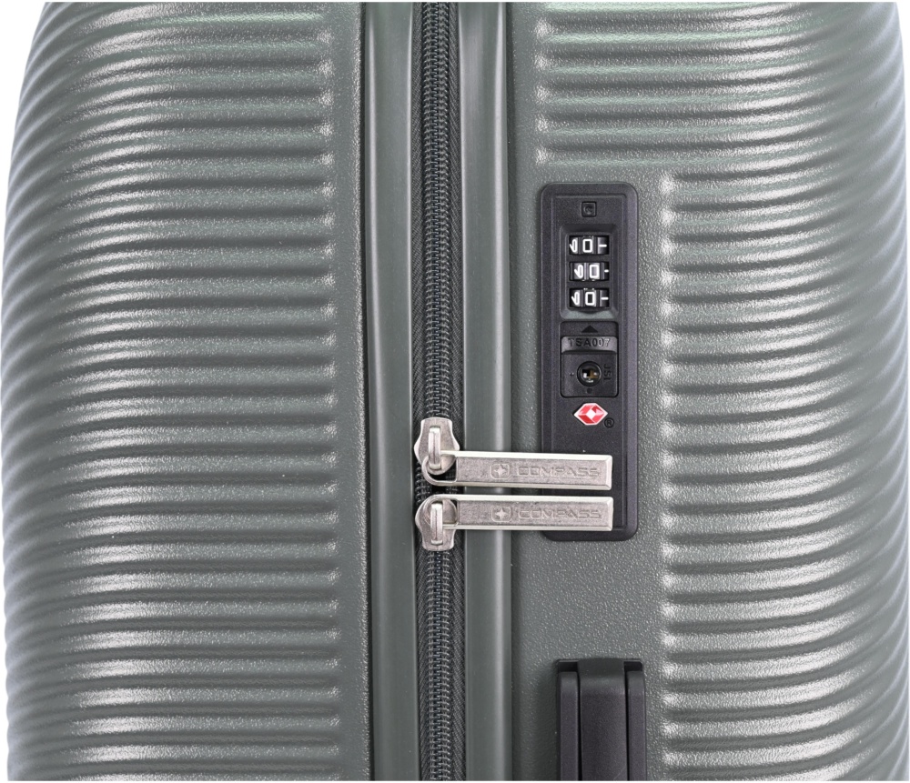 Чемодан Compass MS-2690 90 л оливковый 52x29x77 см L
