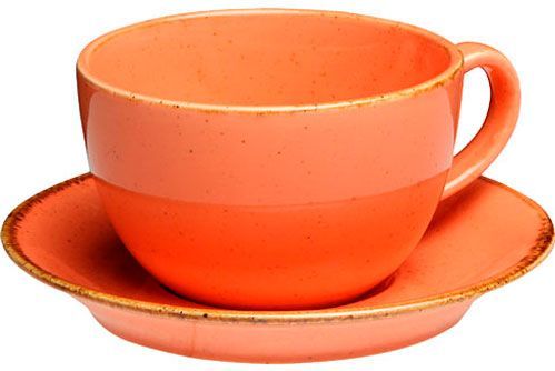 Блюдце Seasons 16 см помаранчеве 04ALM001418 Porland